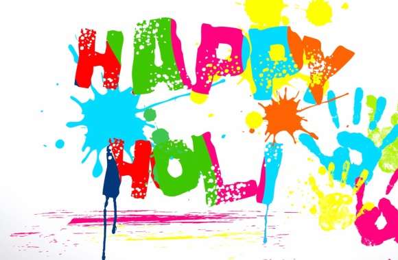 Handprint Colors Holiday Holi wallpapers hd quality