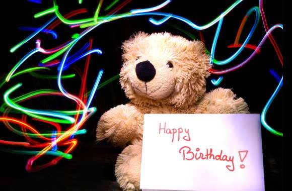 Happy Birthday Teddy Bear