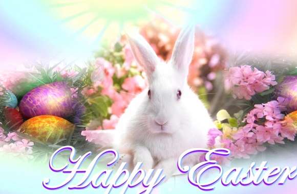 Happy Easter Rabbit Easter Egg Bunny Holiday Easter