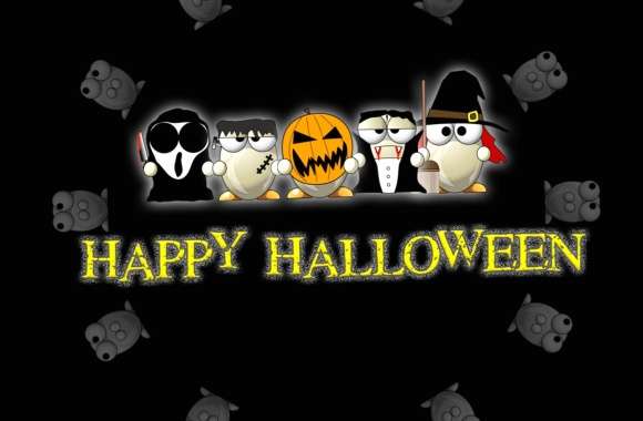 Happy Halloween Cartoon Monster Costume Holiday Halloween wallpapers hd quality