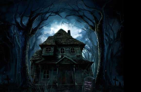 Haunted Dark House wallpapers hd quality