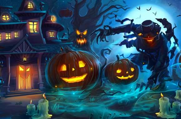 Haunted Halloween Night wallpapers hd quality