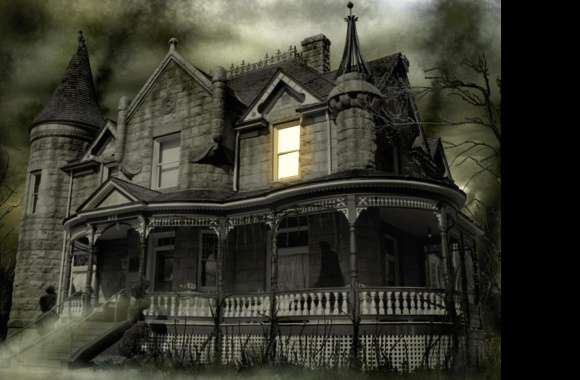 Haunted House Spooky Halloween Vibes