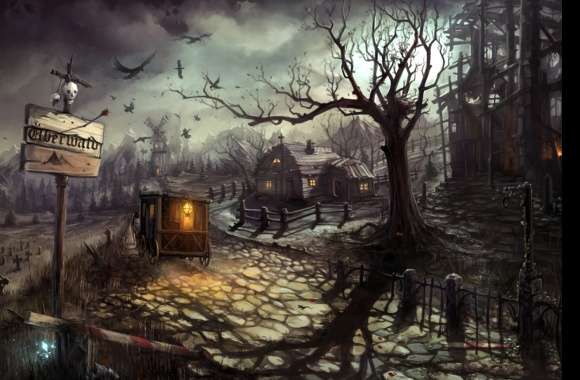 Haunted Nightscape wallpapers hd quality