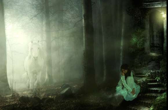 Haunting Forest Encounter - wallpapers hd quality