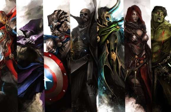 HD Avengers Wallpaper Thor, Hulk, Black Widow & More