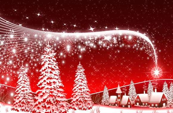 HD Christmas Holiday Wallpaper Enchanting Winter Wonderland