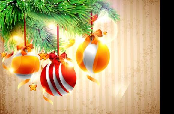 HD Christmas Ornaments Wallpaper for a Festive Holiday Spirit