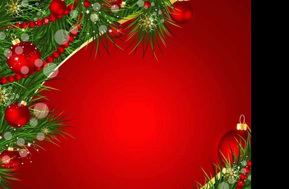 HD Christmas Ornaments Wallpaper for a Festive Holiday Vibe