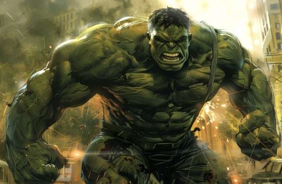 HD Comic Avengers Hulk Wallpaper