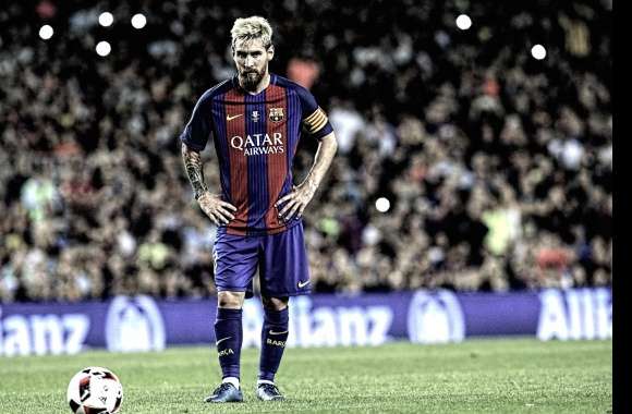 HD Soccer Wallpaper Iconic Lionel Messi Moment