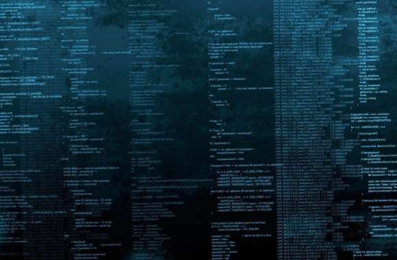 HD Tech Veil Coding and Programming Wallpaper