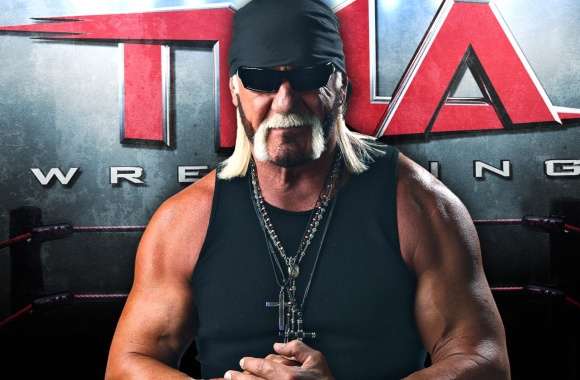 HD Wallpaper of Hulk Hogan in TNA Wrestling Action