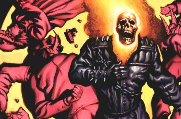 HD Wallpaper of Johnny Blaze as Ghost Rider