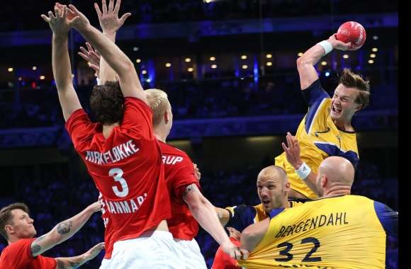 HD Wallpaper of Sweden Handball at Olympic Games Paris 2024