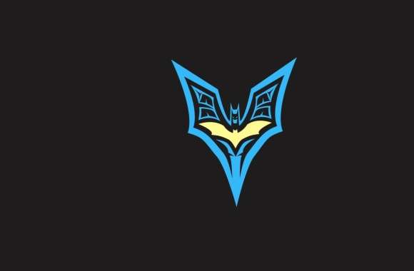 HD Wallpaper of the Iconic Batman Symbol in Comic Style