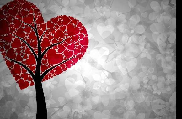 Heart Tree - HD Artistic Wallpaper