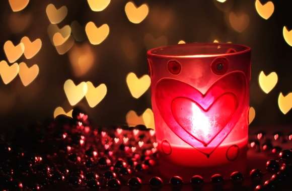 Heartfelt Candle Glow -