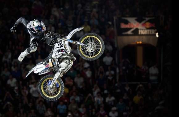 High-Flying Motocross Action