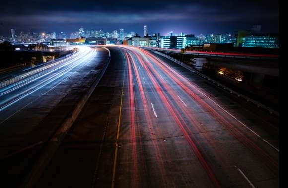 Highway City USA California San Francisco Photography Time Lapse