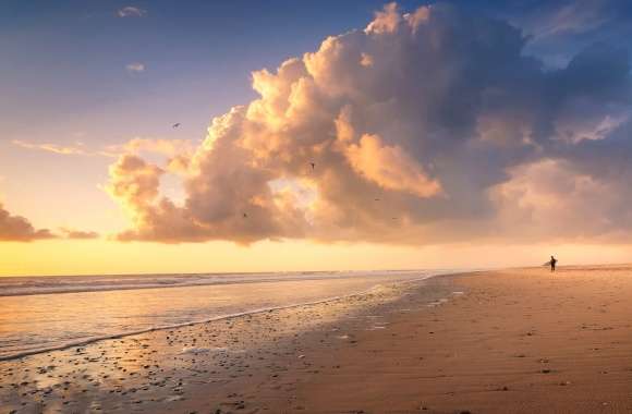 Horizon Sea Ocean Cloud Earth Photography Beach