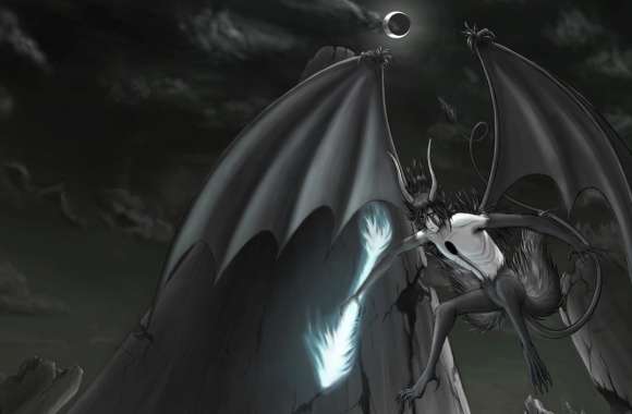 Horns Tail Dark Wings Black Hair Ulquiorra Cifer Anime Bleach Dark Anime