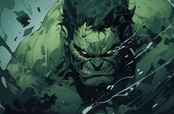 Hulk Fury HD Desktop Wallpaper