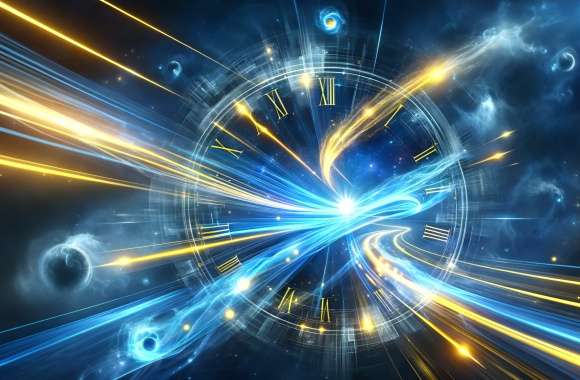 Hyperspace Time Vortex - Sci-Fi Time Travel Theme wallpapers hd quality