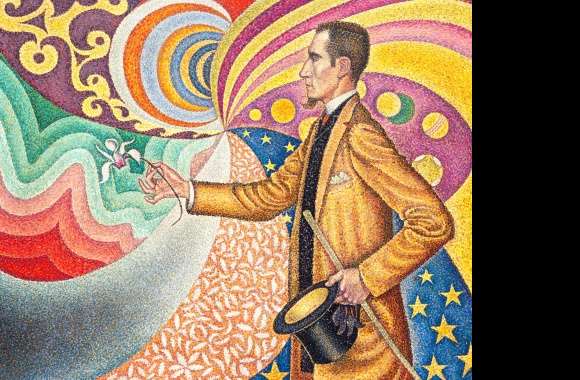 Hypnotist Magician Psychedelic Artistic Painting