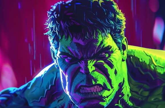 Intense Hulk - Marvel Comics Wallpaper