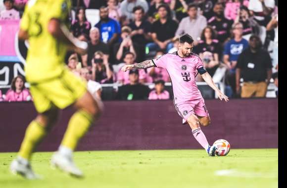Inter Miami CF Action Shot - HD Soccer Wallpaper Featuring Elite Player
