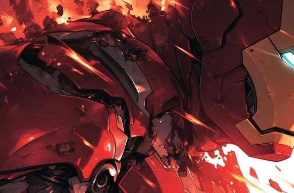 Iron Man Unleashed HD Avengers Comic Wallpaper