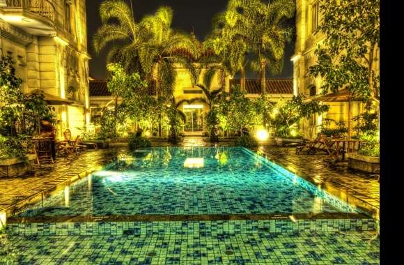 Jakarta Oasis HDR Poolside Elegance in HD