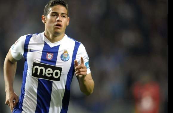 James Rodriguez FC Porto Action Shot