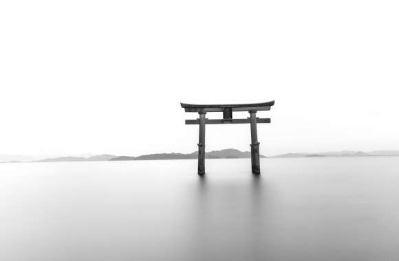 Japan. Torii Gate White Photography Japan