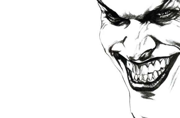 Joker Smirk - Batman Comic