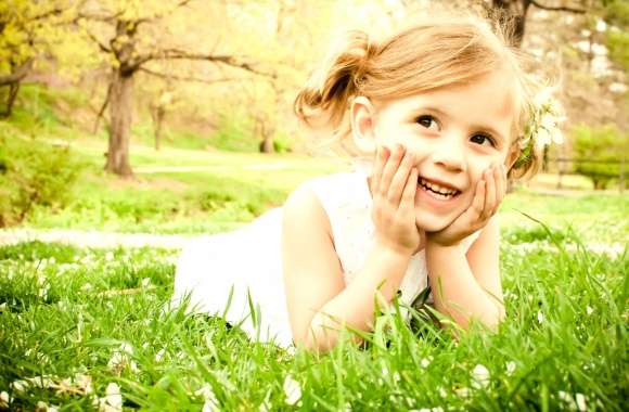 Joyful Moments A of a Child in Nature