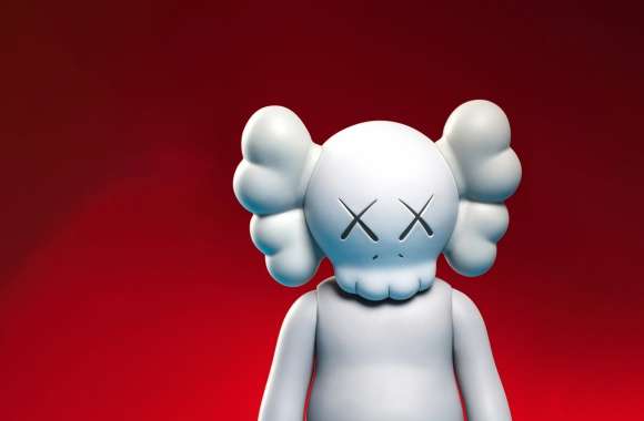 KAWS Figure Art for Desktop Background