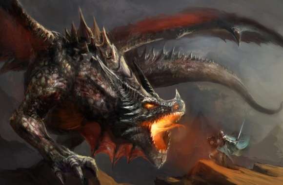 Knight vs Dragon Epic Fantasy Battle -