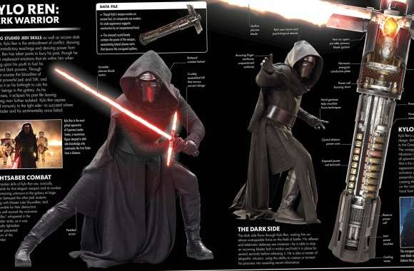Kylo Ren Dark Warrior - Featuring the Iconic Red Lightsaber