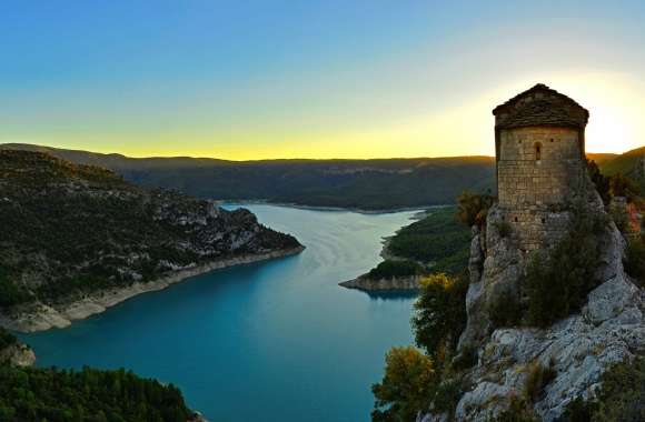 Lake Spain Mare De Déu De La Pertusa Fortress Photography Landscape