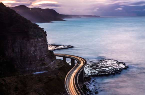 Landscape Cilff Ocean Road Coastline Photography Time Lapse