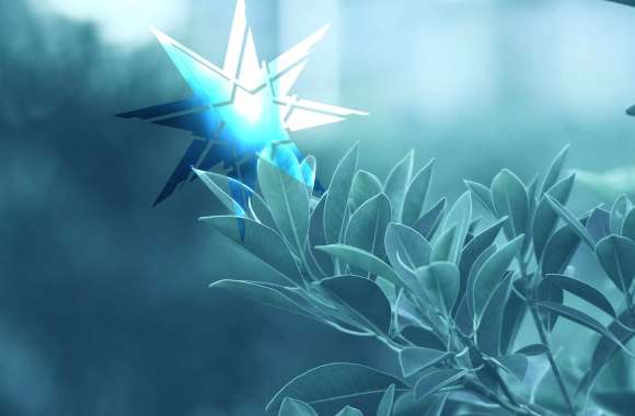 Leaf Star Artistic Polyscape wallpapers hd quality