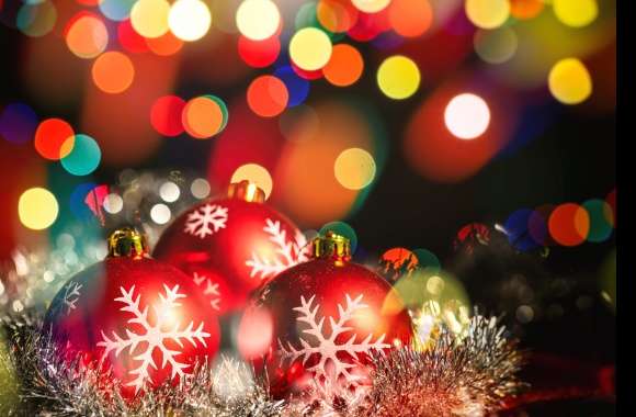 Light Bokeh Christmas Ornaments Bauble Holiday Christmas wallpapers hd quality