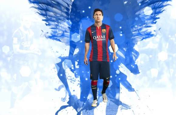 Lionel Messi Blue Wings