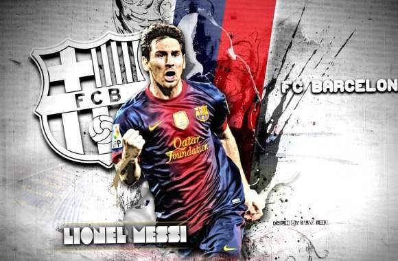 Lionel Messi FC Barcelona HD Desktop Wallpaper wallpapers hd quality