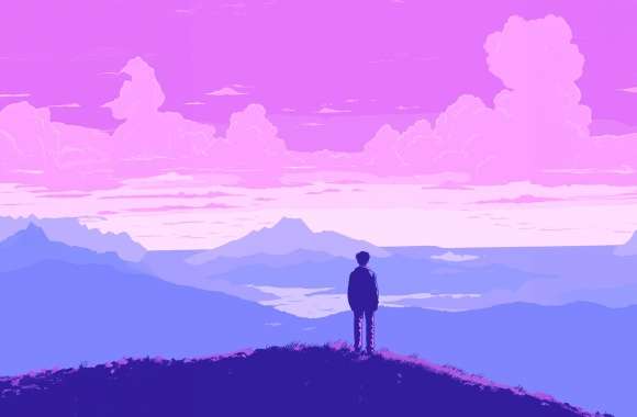 Lofi boy Landscape wallpapers hd quality