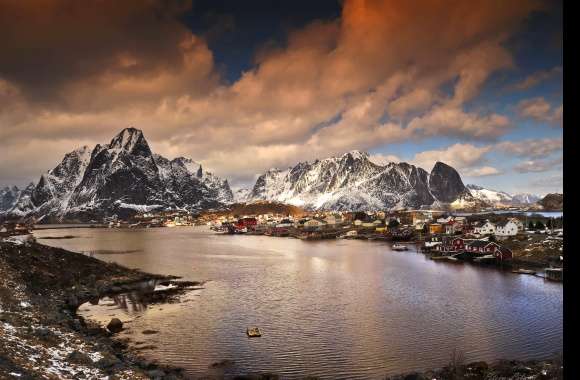Lofoten Islands Sunset A Stunning HD Landscape of Norway