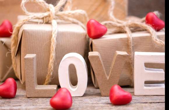 Love Gifts HD Romantic Wallpaper