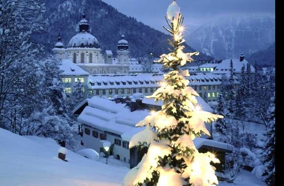 Magical Christmas Tree A Stunning of a Winter Wonderland